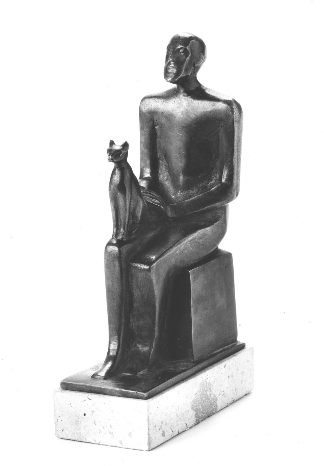 Férfi macskával
