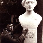 Jászai Mari büszt - Szunyogh László érem- és szobrászművész alkotása